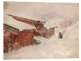 Acrylic print Drifting Snow, 1889