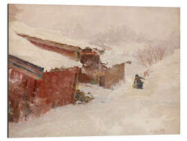 Quadro em alumínio Drifting Snow, 1889