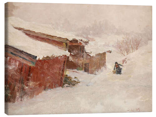 Leinwandbild Drifting Snow, 1889