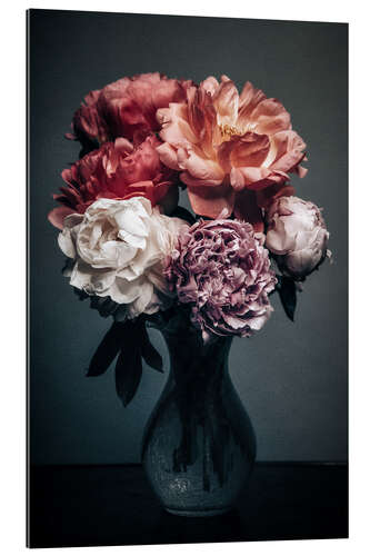 Gallery print Peony bouquet