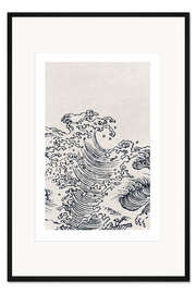 Gerahmter Kunstdruck Flut I