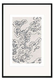 Gerahmter Kunstdruck Wolken