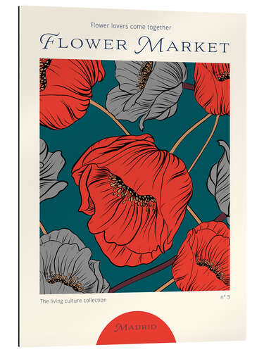 Gallery print Flower Market Madrid