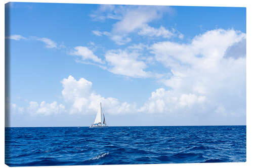 Lienzo Sailboat in the South Pacific