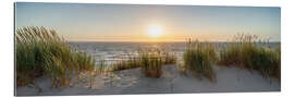 Tableau en plexi-alu On the dune beach at sunset