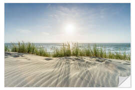 Selvklebende plakat Dunes On the Beach IV