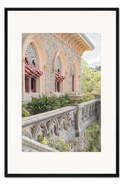 Gerahmter Kunstdruck Die Gärten von Monserrate