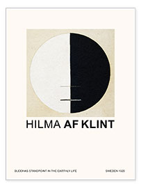 Tavla  Buddhas Standpoint in the Earthly Life - Hilma af Klint