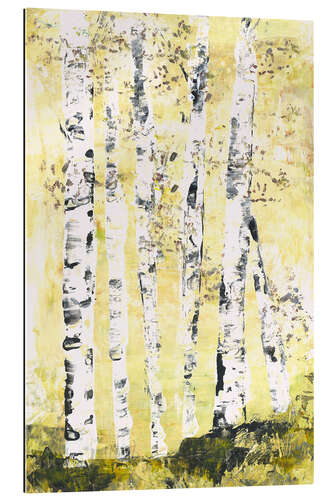 Gallery print Birch trees in the sunlight