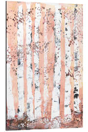 Tableau en aluminium Birch forest