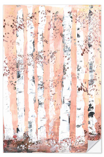 Sisustustarra Birch forest