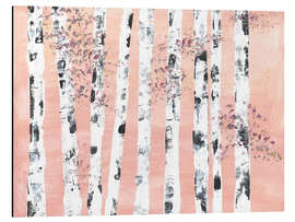 Tableau en aluminium Birches I