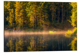 Cuadro de aluminio A calm morning at the lake