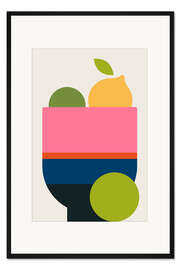 Gerahmter Kunstdruck Zitrus