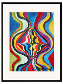 Gerahmter Kunstdruck Kreise VII