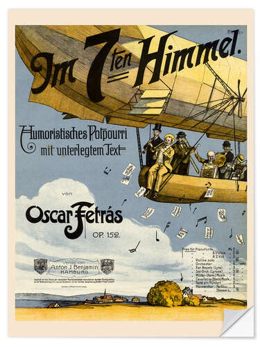Sisustustarra In the 7th heaven - sheet music