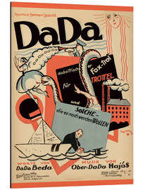 Magnettafel Dada - Musikankündigung