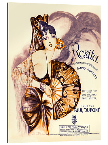 Galleritryck Rosita - sheet music