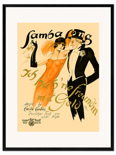 Framed art print Samba song!