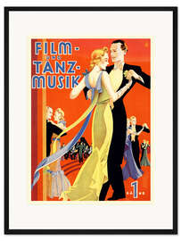 Gerahmter Kunstdruck Film- und Tanzmusik, Nr. 1