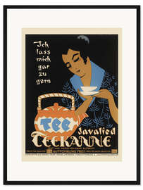 Gerahmter Kunstdruck Ich lass mich gar zu gern - Javalied