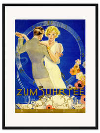 Gerahmter Kunstdruck Zum 5 Uhr Tee, Bd. 22
