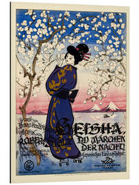 Magnettafel Geisha, du Märchen der Nacht