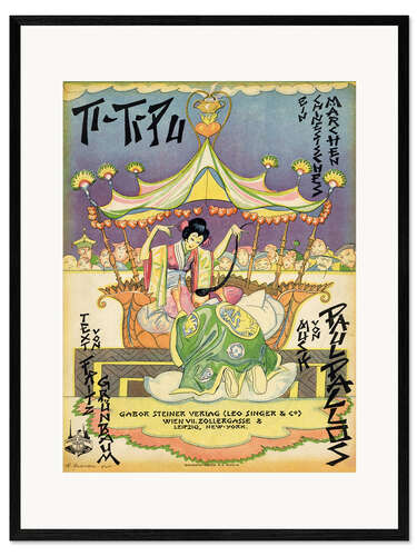 Innrammet kunsttrykk Ti-Ti Pu - a Chinese fairy tale, Fotxtrott