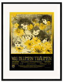 Gerahmter Kunstdruck Was Blumen träumen - Walzerintermezzo