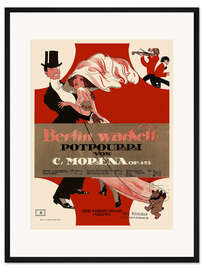 Gerahmter Kunstdruck Berlin wackelt