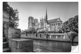 Selvklebende plakat Notre Dame de Paris cathedral