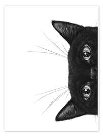 Plakat  Black cat II - Valeriya Korenkova