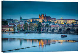 Canvas print Prague in the evening