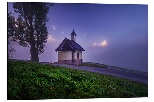 Aluminium print Kirchleitn Chapel