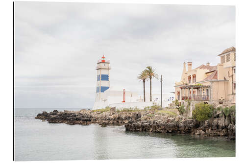 Tableau en plexi-alu The Cascais Lighthouse