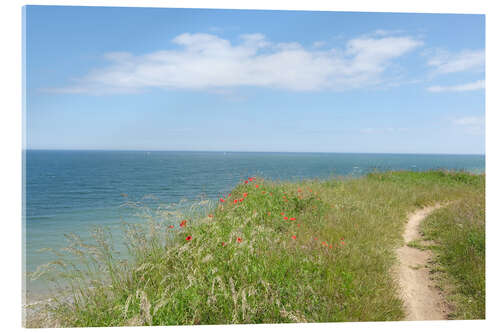 Tableau en verre acrylique Baltic Sea view in spring