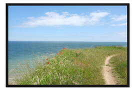 Gerahmter Kunstdruck Ostseeblick im Frühjahr