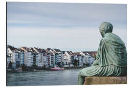 Aluminium print Basel View of the Rhine