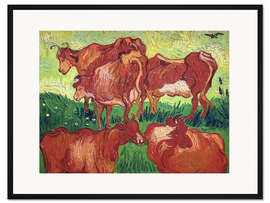 Gerahmter Kunstdruck Die Kühe