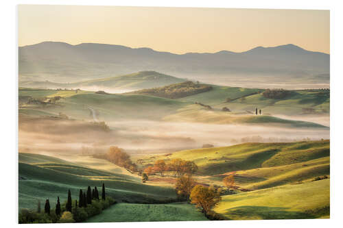 PVC-tavla Spring morning in Tuscany