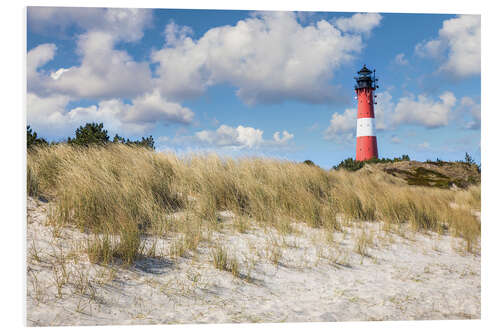 PVC-taulu Hörnum beach and lighthouse on Sylt