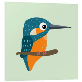 Foam board print Kingfisher