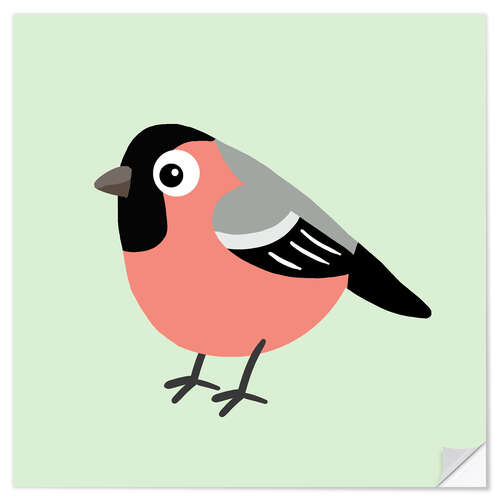 Wall sticker Bullfinch