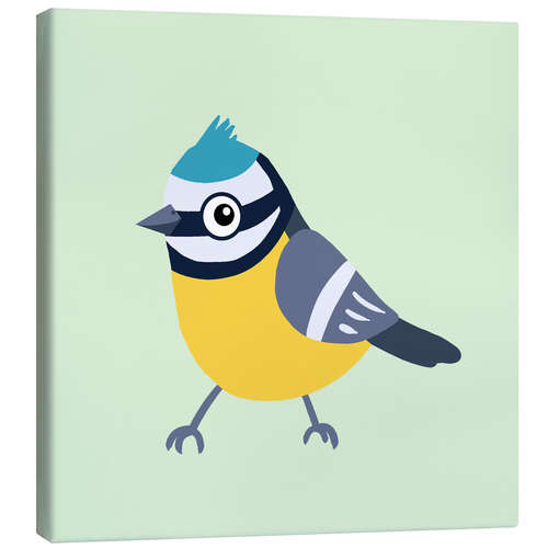 Canvas print Blue tit