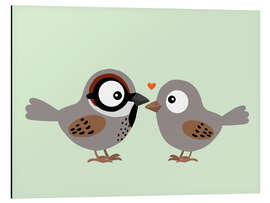 Magnettafel Haussperling