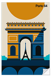 Wall sticker Paris 64