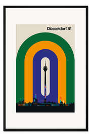 Gerahmter Kunstdruck Düsseldorf 81