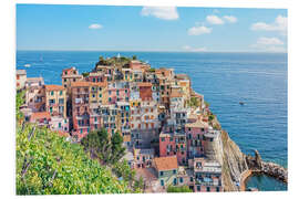 Foam board print Manarola Architecture