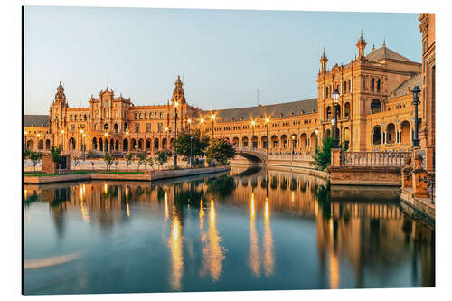 Aluminium print Seville Downtown