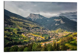 Aluminium print Dolomites Valley